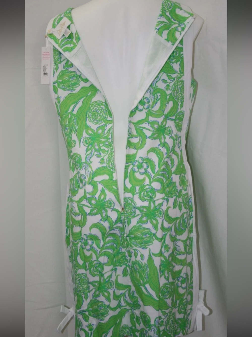 Lilly Pulitzer NWT Beckler Shift Dress Resprt White Daffodil Hill - Picture 8 of 11